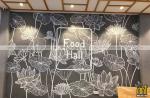 Vẽ tranh tường Cafe, trà sữa TP Tea và Món Huế