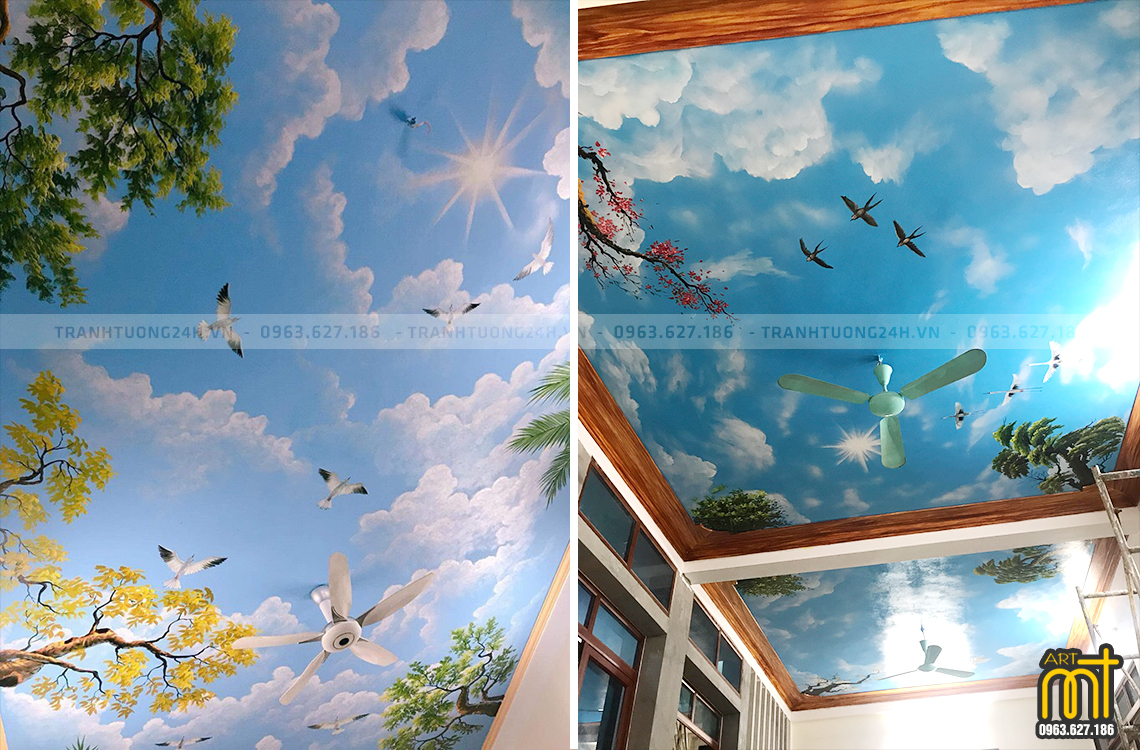 trần mây 3d