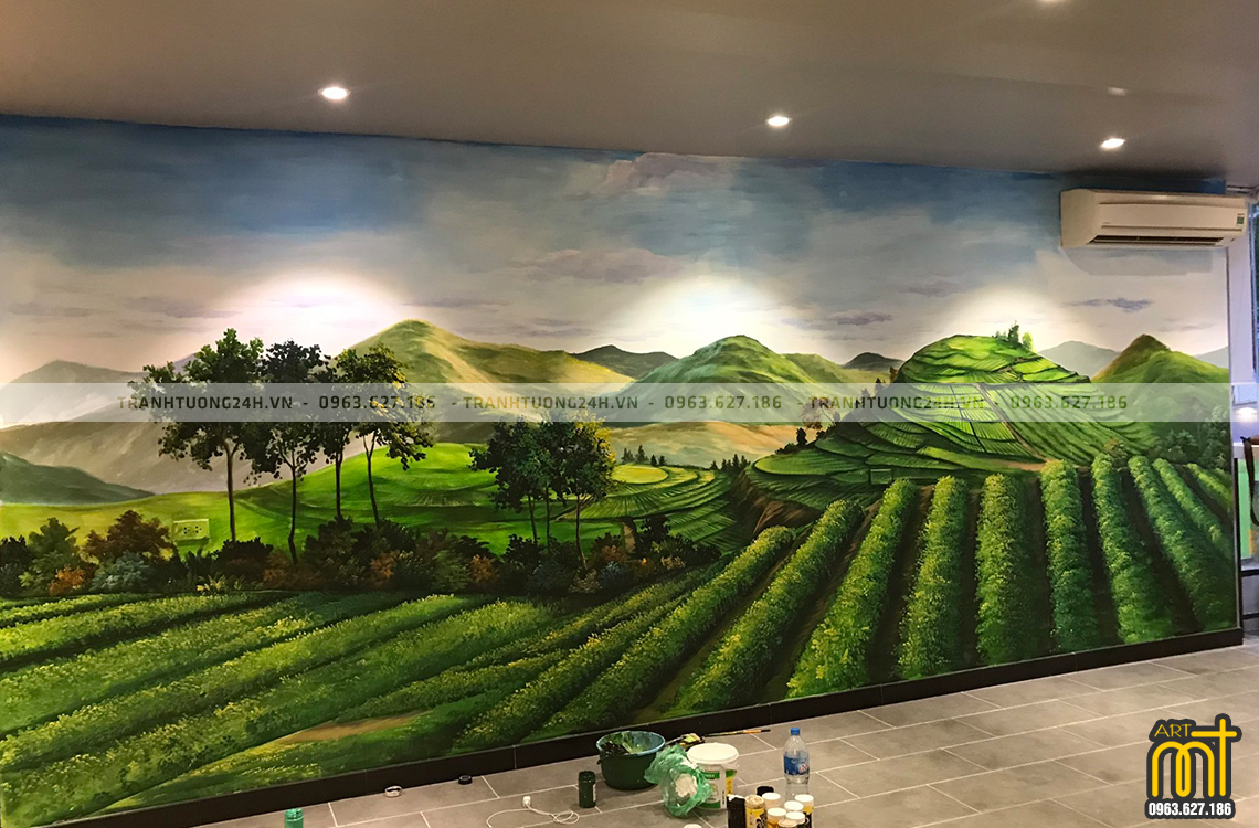 Đồi chè quán cafe TP Tea